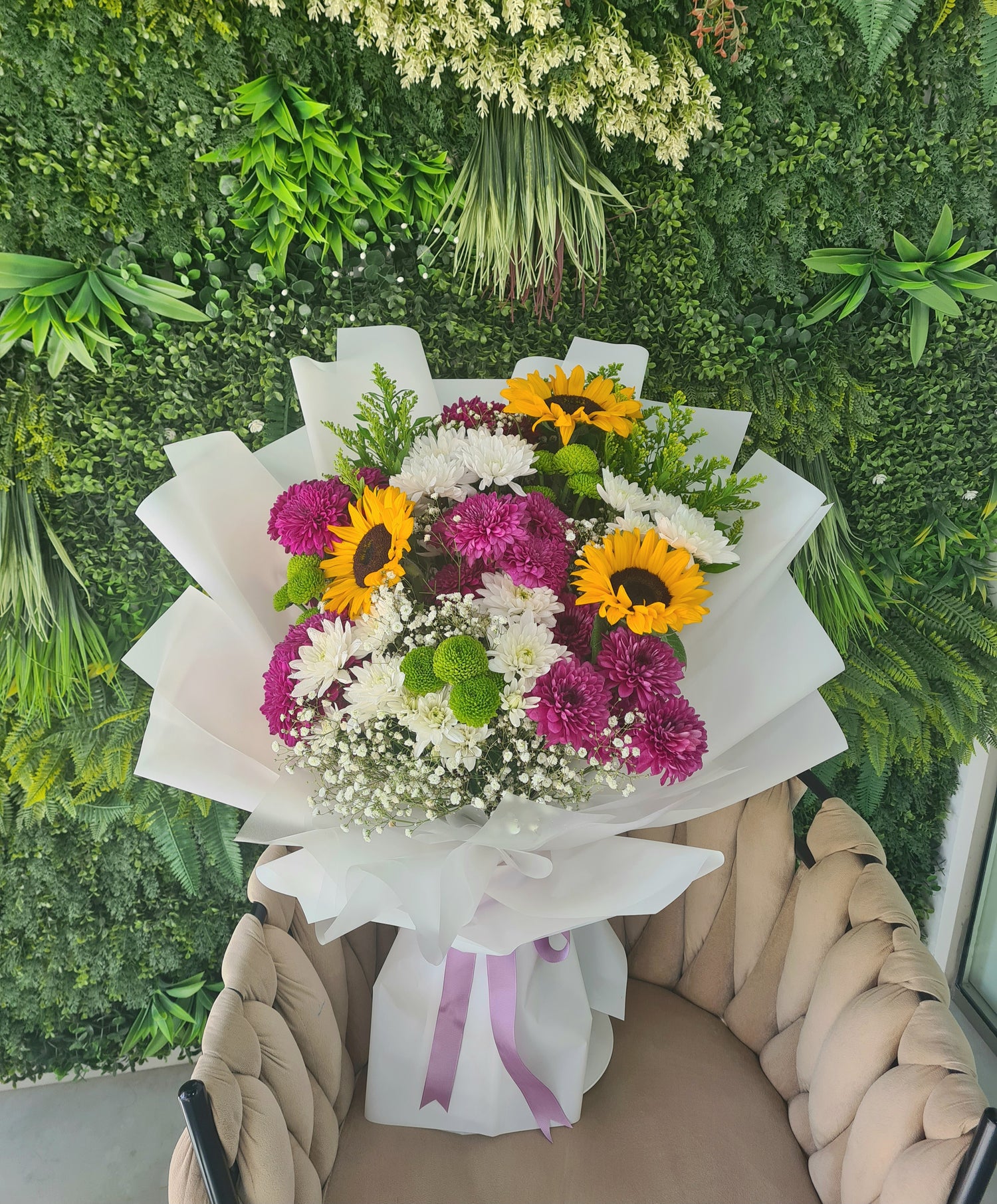 Snuggle with Sunflowers