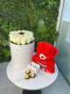 Valentine Gift Combo with white velvet Box