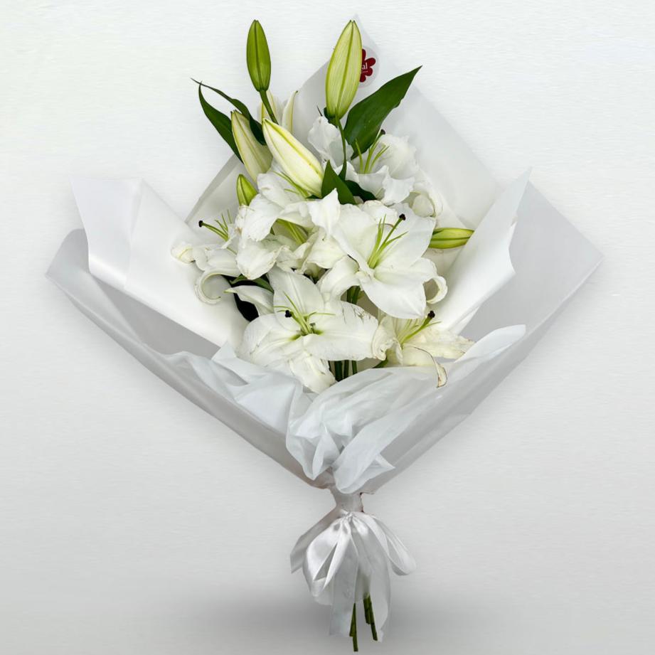 White Lilies Bouquet