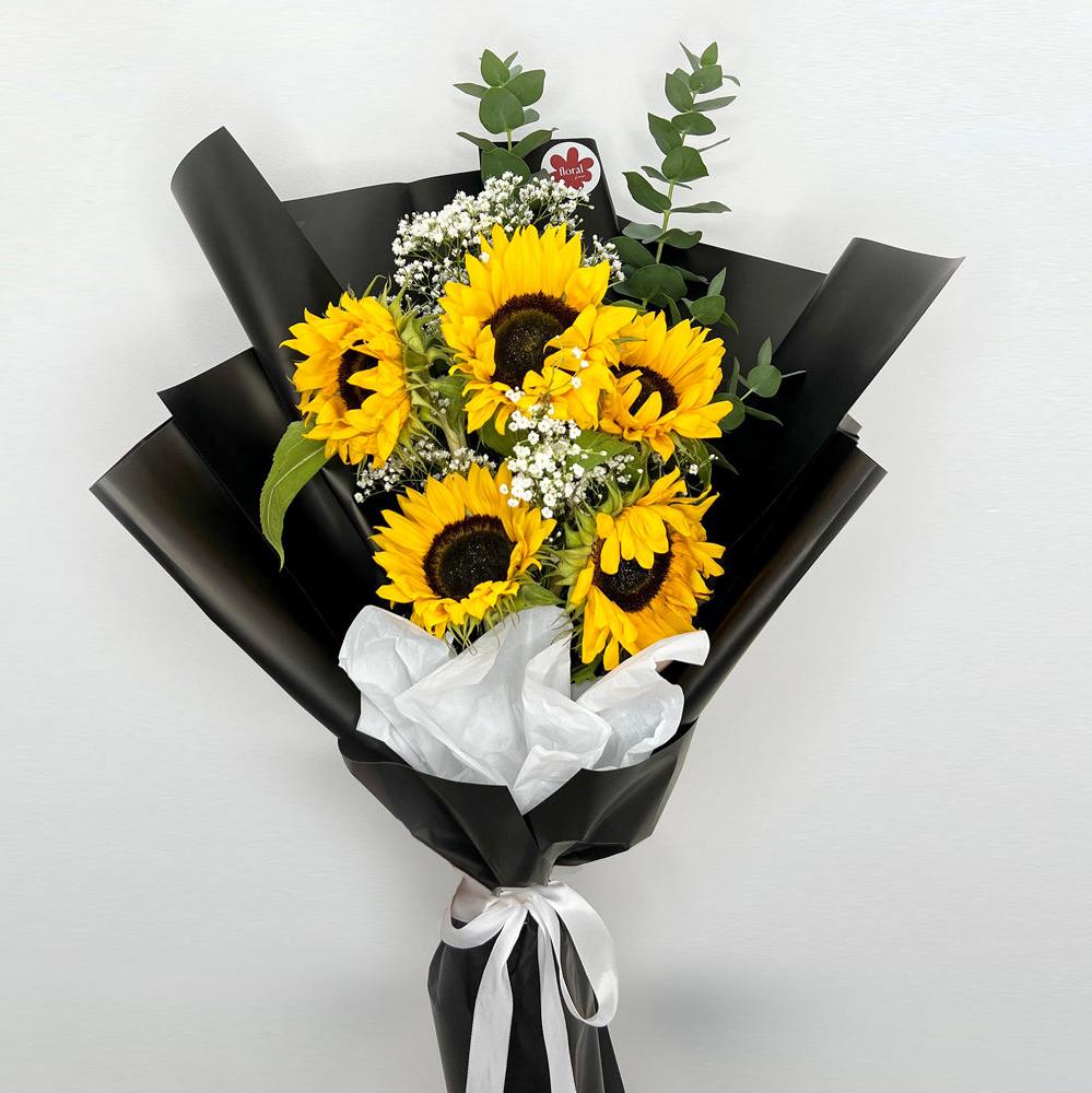 5 Sunflowers Bouquet