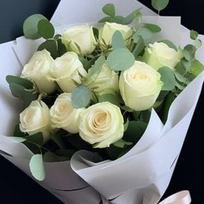 White Roses Bouquet