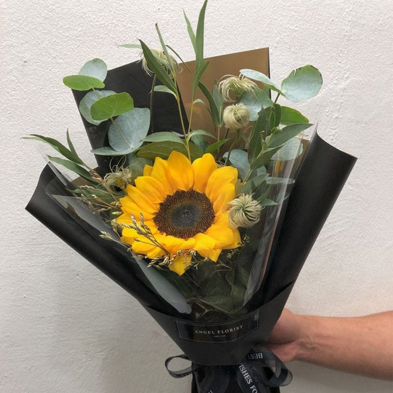 Single Sunflower Bouquet