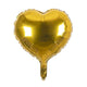 Plain Gold Heart Foil Balloon