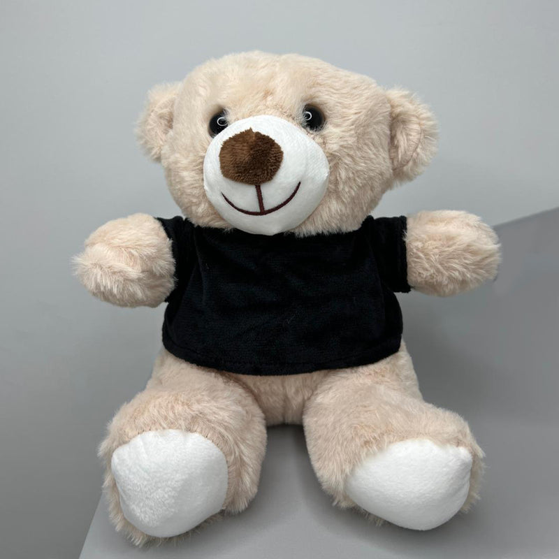 Teddy Bear with Black T-Shirt